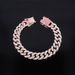Men’s Jewelry Set Fashion Hot Selling 13mm Full Drill Cuban Chain Alloy Diamond Necklace Men's And Women's Bracelet Hip Hop Jewelry_ipsvogv.com