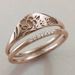 Sanjie's New Fashionable Hollow Pattern Ring, Simple And Versatile Gold Plated Women's Ring Jewelry_ipsvogv.com