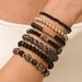 Popular Bohemian Style Multi Layer Stacking Bracelets For Women, Soft Clay Rice Beads, Diamond Ball Hand Accessories, Elastic Bracelets_ipsvogv.com