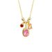 Square Sugar Pure Silver Necklace, Female Niche Design, Light Luxury, Pink Zircon Collarbone Chain, Ins Style Cross-border Pendant_ipsvogv.com