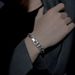 Hip Hop Titanium Steel Cuban Chain 12MM Hexagonal Polished Bracelet New Style_ipsvogv.com