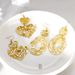 Women’s Jewelry Set Fashion Hollow Heart Tassel Earrings Personality Versatile Gold Plated Stainless Steel Earrings Light Luxury High End_ipsvogv.com