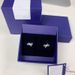 Silver Bow Earrings For Women Crystal Earrings Stud Earring_ipsvogv.com