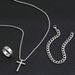 Cross Set Titanium Steel Jewelry Vacuum Plating_ipsvogv.com