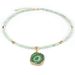 4mm Round Beads Green Fluorite Aquamarine Natural Stone Necklace Clavicle Chain Simple And Versatile_ipsvogv.com