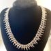 New full diamond rap thorny thorn diamond Cuban chain punk retro hip hop trendy brand clavicle chain short necklace_ipsvogv.com
