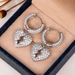 Cao Shi Hiphop Full Zircon Heartbreaking Earrings Personalized Earrings for Men and Women_ipsvogv.com