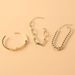 Jewelry Fashion Simple Personality Metal Chain Bracelet English Letters Multi Layer Hand Jewelry_ipsvogv.com