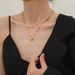 Titanium LOVE Love Double Layer Necklace For Women Folding And Wearing Personalized Versatile Collar Chain Stainless_ipsvogv.com
