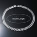 Men's hip-hop smooth Cuban chain trendy men's domineering punk necklace accessories_ipsvogv.com