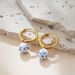 Women’s Jewelry Set Fashion Fashion Personality Ethnic Style Gold Blue And White Porcelain Earrings New Style Oil Drip Enamel Ceramic Ear Buckles_ipsvogv.com