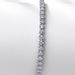 new S925 Sterling Silver Moissanite Bracelet Women's Single Row Surrounded By Diamonds Hand Jewelry Simple Fashion Personality_ipsvogv.com
