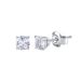 Daily Commuting Fat Square Moissanite Earrings Eagle Claw 0.6/1.5/2/2.5 Carat S925 Sterling Silver Earrings In Stock_ipsvogv.com