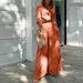 2023 Women's INS Solid Color Temperament Commuter Loose Pocket Fashion Casual Set_ipsvogv.com