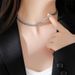Titanium steel necklace Cuban chain necklace men's trendy hip hop titanium steel chain men's simple and versatile men's jewelry_ipsvogv.com