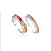 Red Zircon Ring For Women, Light Luxury, Personalized Temperament, Niche Design, Simple, Fashionable, High-end Couple_ipsvogv.com