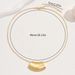 2024 ew sweet ad fresh wome's log ecklace with persoalized curved frosted desig, high-ed feelig collarboe_ipsvogv.com