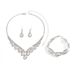 Women’s Jewelry Set Fashion High End Zircon Butterfly Tassel Earrings Necklace Set Niche Temperament Clavicle Chain Light Luxury Fashion Jewelry_ipsvogv.com
