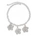 Fashionable Instagram Style Three-dimensional With Female Design Sense, Five Petal Flower Metal Chain Collarbone_ipsvogv.com