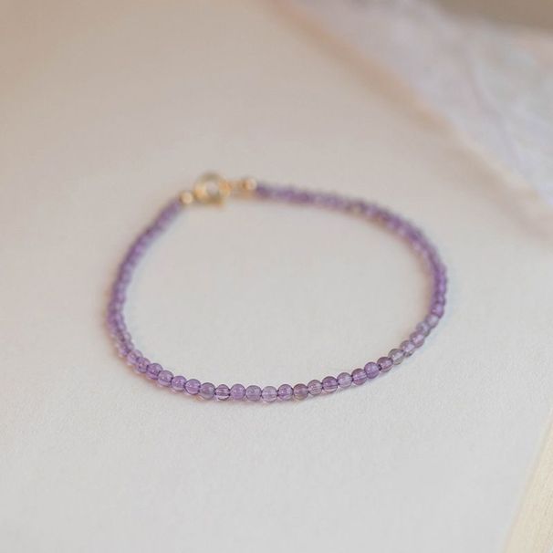 2025 New Brazilian Amethyst Bracelet High Quality Light Purple Women's Crystal Jewelry_ipsvogv.com