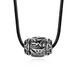 Retro four mythical beasts titanium steel pendant Chinese style six word mantra beads_ipsvogv.com