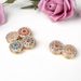 Women's strong magnetic buckle diamond double sided magnetic buckle silk scarf buckle jewelry Muslim brooch_ipsvogv.com