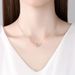 Angel smart necklace clavicle chain wings female niche design simple flying wing inlay gold-plated jewelry wholesale_ipsvogv.com