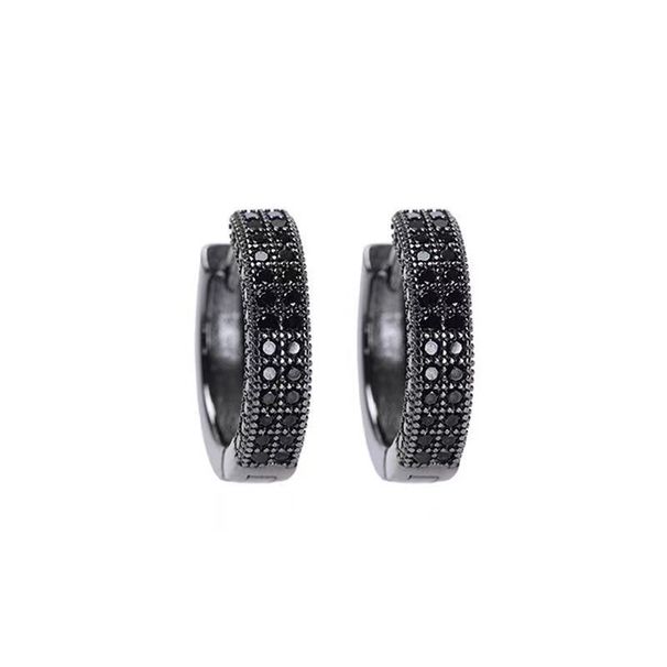 full diamond earrings new style ear buckle earrings men's gold earrings women's earrings hot selling accessories_ipsvogv.com