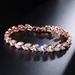 Women's Jewelry Fashion Simple Willow Branch Willow Leaf Bracelet Micro Inlaid AAA Zircon Hand Jewelry Dress Accessories_ipsvogv.com