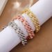 Fashion Item Cuban Bracelet Trendy Hip-Hop Chain Unisex Alloy Inlaid Diamond Hand Jewelry_ipsvogv.com