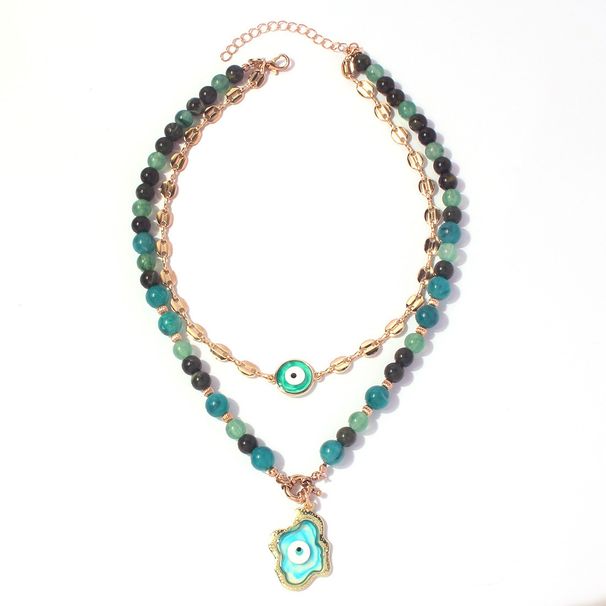 Fashionable Jewelry Simple Alien Devil Eye Pendant Women's Necklace Clavicle Chain_ipsvogv.com