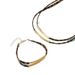Women’s Jewelry Set Fashion Leather Leopard Print Double Layer Sticker Neck Collar Bracelet Set Retro Charm Metal Tube Decoration Fashion Punk_ipsvogv.com