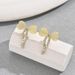 Simple Korean Style Korean Style Small Fresh Earrings Forest Bow Niche Design Earrings Versatile Pastoral Style Earrings_ipsvogv.com