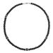 Volcanic Stone Men's Fashion Trend Beaded Necklace, Simple Long Volcanic Stone Necklace, Hip Hop Necklace_ipsvogv.com