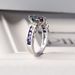 Beautiful colorful oval zircon ring with accessories_ipsvogv.com
