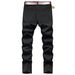 Men's Clothing Men's Zipper Ripped Jeans Trousers Zipper Men's Denim Stretch Trousers_ipsvogv.com