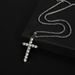New Full Diamond Cross Pendant Personalized Hip Hop Minimalist Men's Necklace_ipsvogv.com