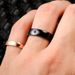 Korean Version Of Niche Couple Plain Titanium Steel Ring, Female Personalized Ring Accessory_ipsvogv.com