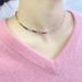 Colorful Necklace, Personalized Rhinestone Chain, Short Splicing Pendant, Metal Versatile Accessory For Women_ipsvogv.com