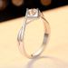 S925 Sterling Silver Ring For Women Platinum Moissanite Ring Angel Kiss Simulation Diamond Ring_ipsvogv.com