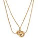 Colorless Titanium Steel Necklace For Women's 2023 New Small And Versatile Collar Chain With Gold Cross Design Feeling_ipsvogv.com