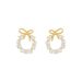 Women’s Jewelry Set Fashion Real Gold Brass Electroplating Small Fresh Temperament Earrings High End Ladies All Match Earrings Set_ipsvogv.com