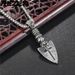 Men's Jewelry Personalized Retro Vajra Cross Shield Titanium Steel Pendant_ipsvogv.com
