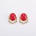Middle ancient style, niche design, geometric natural stone high-end feel, light luxury women's earrings earrings,_ipsvogv.com
