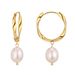 Women’s Jewelry Set Fashion Hot Selling Real Gold Brass Electroplating Fresh Small Oval Pearl Pendant Ladies Light Luxury Style Earrings_ipsvogv.com