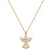【 】 Love Angel Light Luxury Charm Gorgeous Full Diamond Necklace Women's Versatile Clavicle Titanium Steel Chain_ipsvogv.com