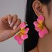 Irregular Petal Oil Drop Stud Design Sense Exaggerated New Versatile Women's Earrings_ipsvogv.com