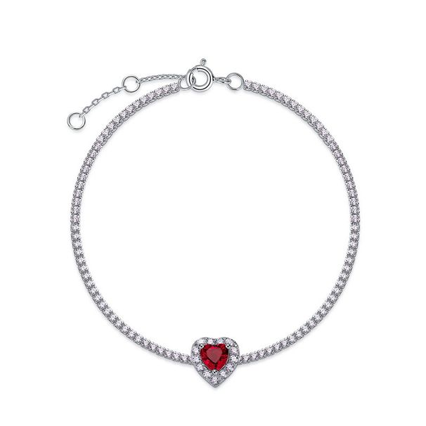 light Luxury Fashion Love Cultivated Emerald Bracelet Female S925 Silver Inlaid Cultivated Colored Gemstone Hand Jewelry Customization_ipsvogv.com