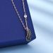 Black Feather Necklace For Women Lightweight Small Size Element Anti Crystal Clavicle Necklace_ipsvogv.com