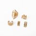 New Hollow Simple Patterned Joint Ring, Flower Leaf 5-piece Set Of And Rings_ipsvogv.com